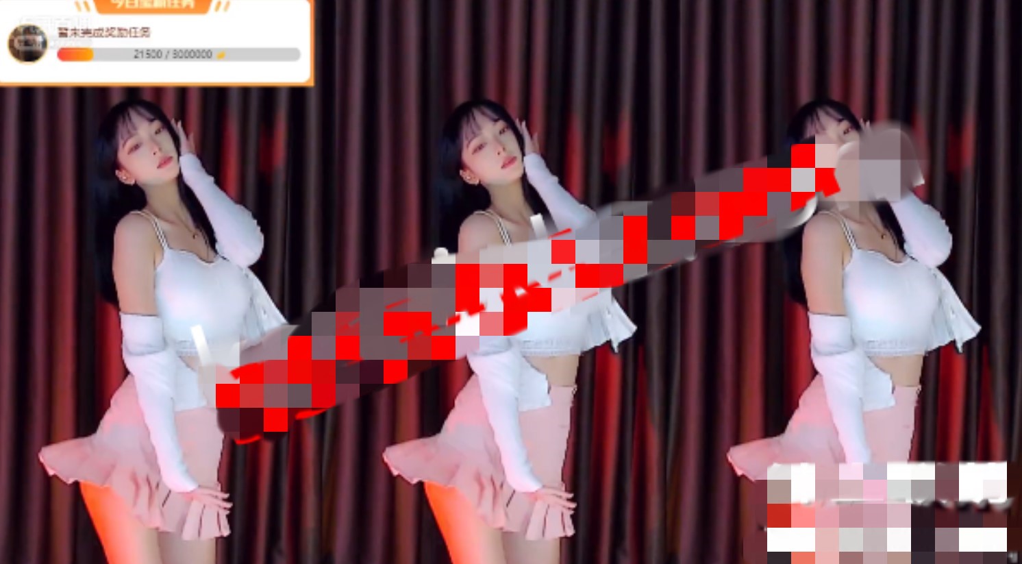 虎牙直播Miu周一 21年12月+22年2月热舞录像59V/5G