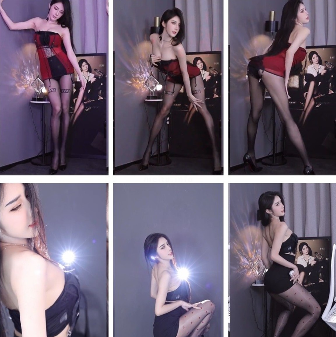 虎牙丨车老板 直播热舞整活 黑s [2V/481M]