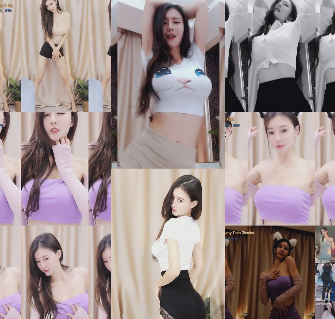 【虎牙主播】织梦-痣铃 织梦-金莲 有鱼er 精选热舞合集第七套[55V/10.1G]